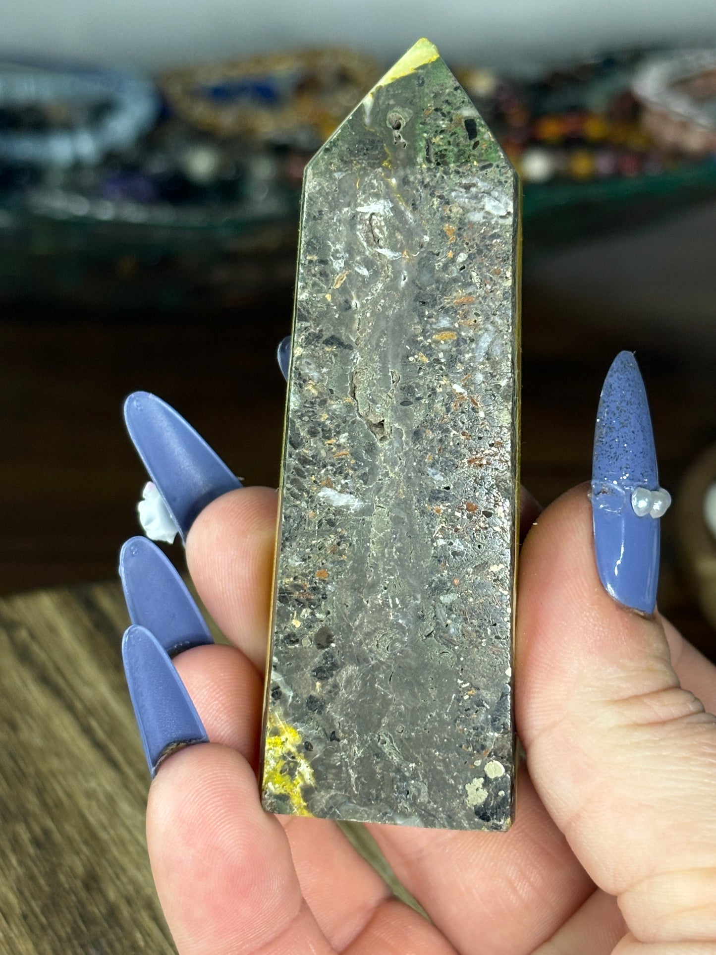 Raw faced bumblebee jasper tower