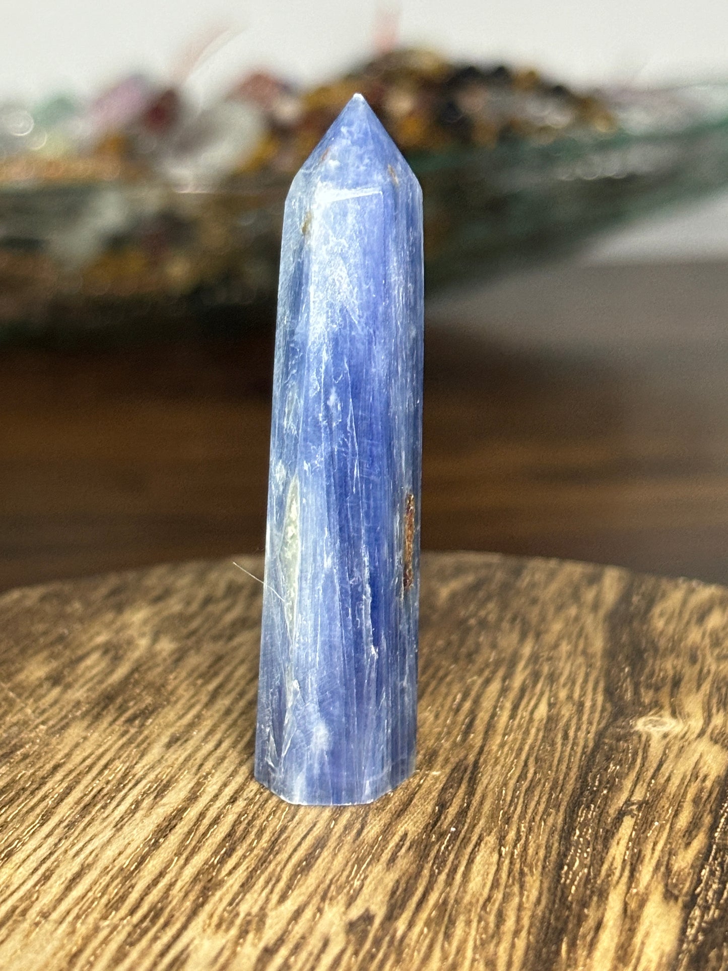 Blue kyanite tower 2