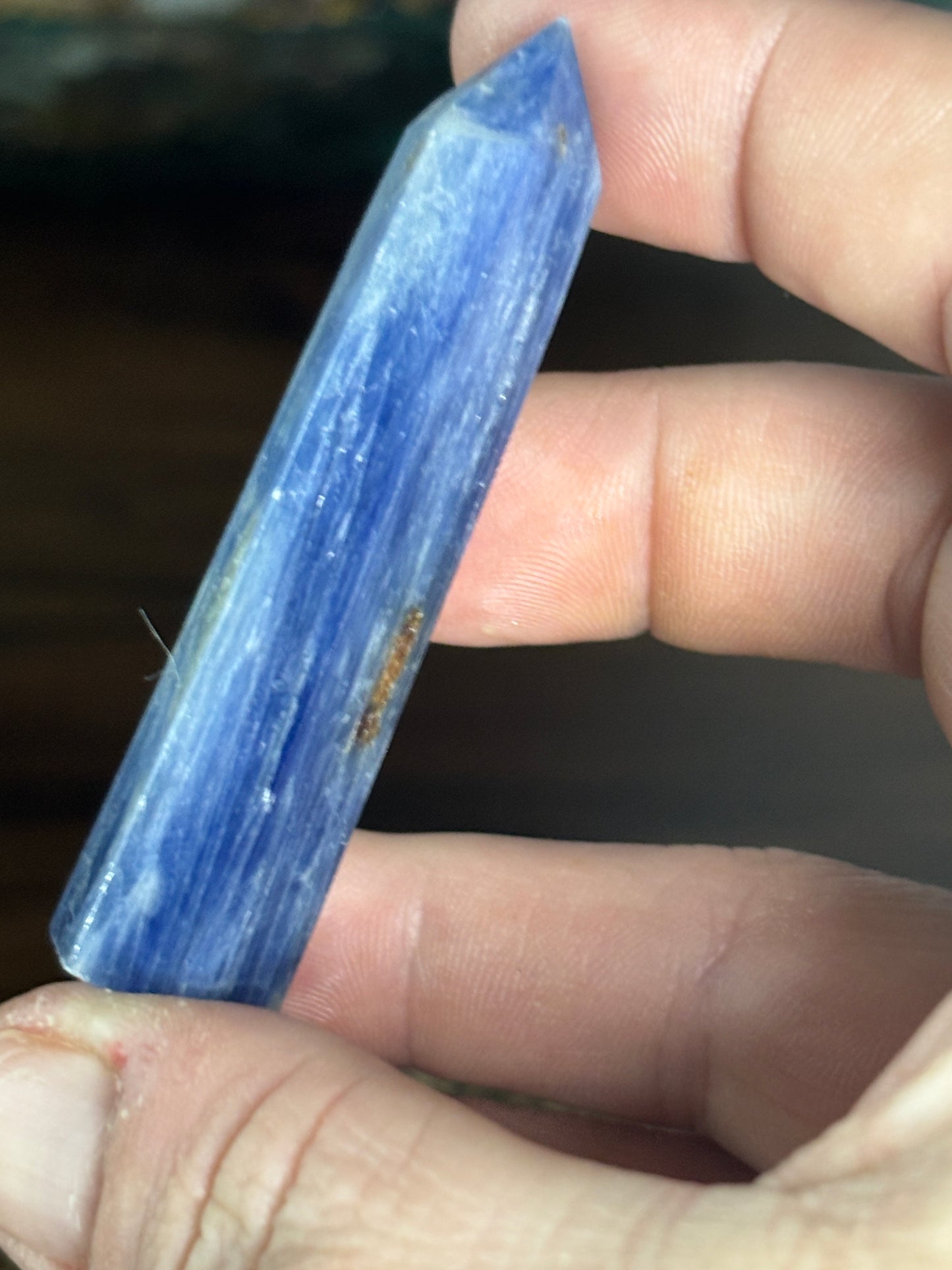 Blue kyanite tower 2