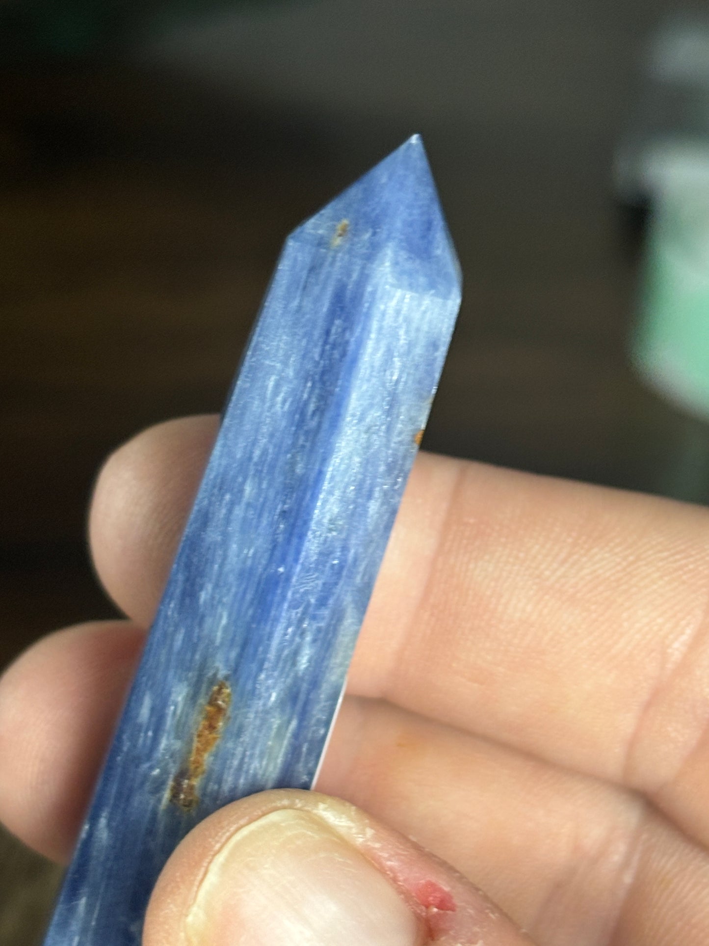 Blue kyanite tower 2