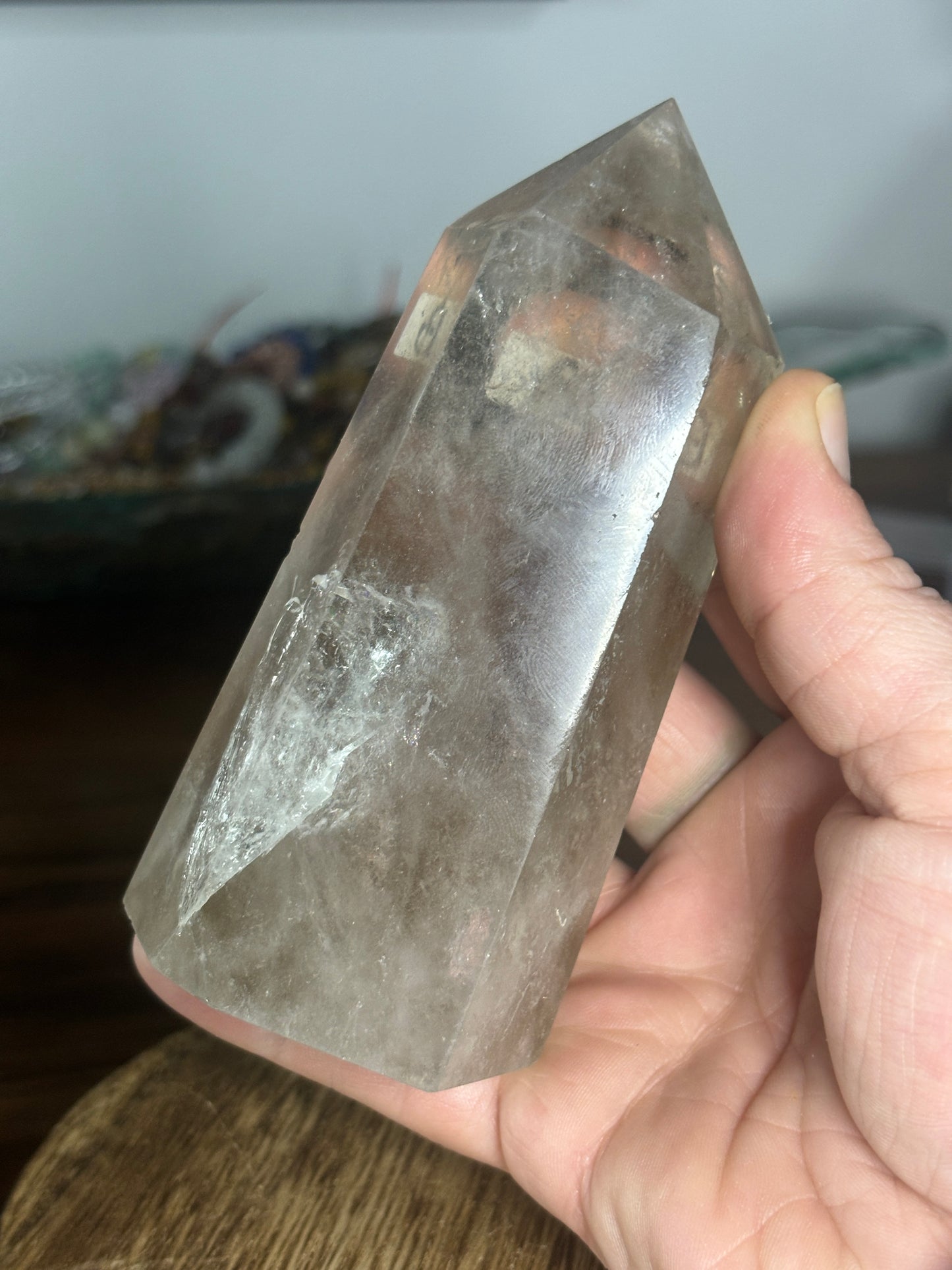 Smoky quartz tower