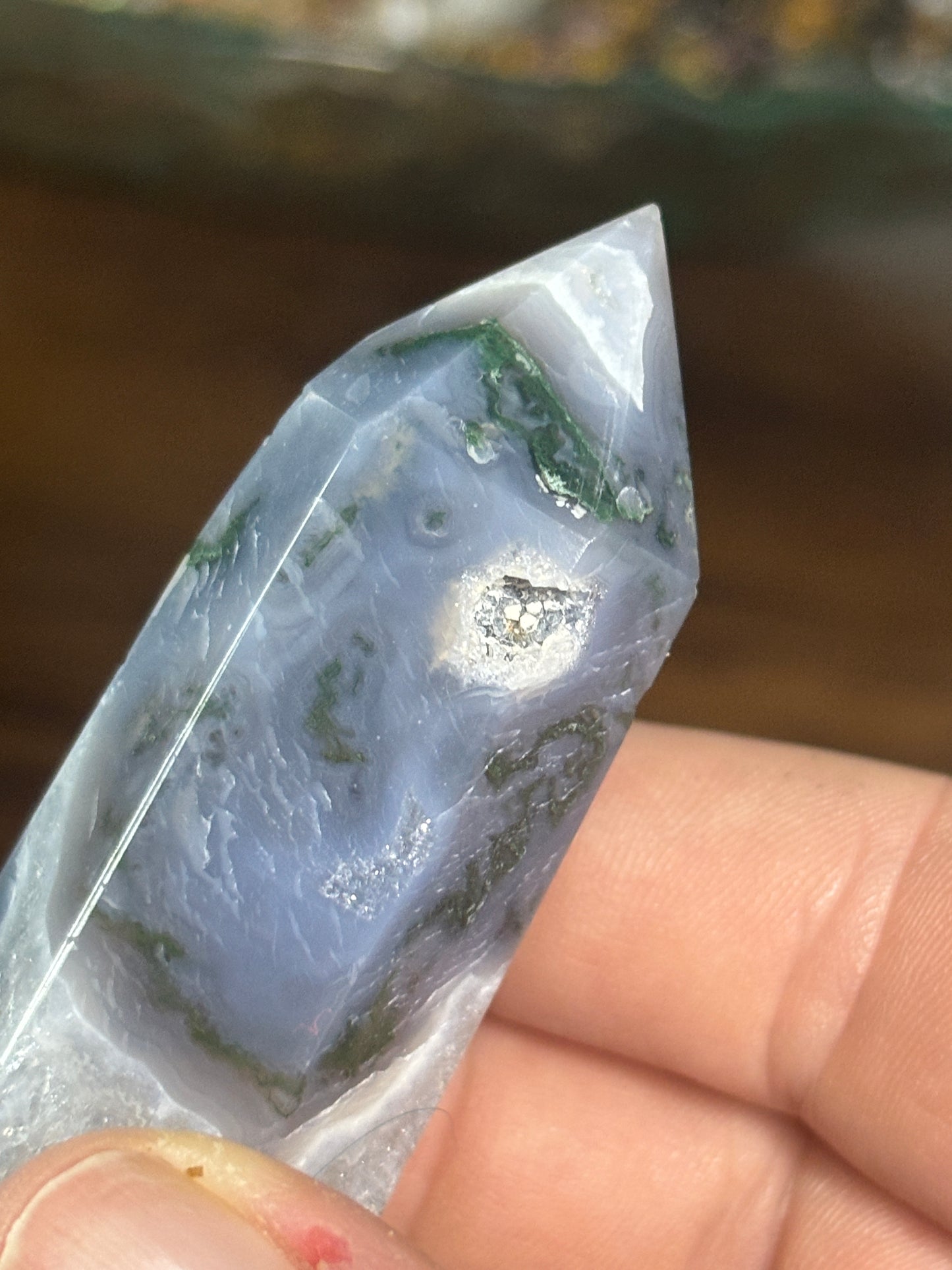 Moss agate tower 2