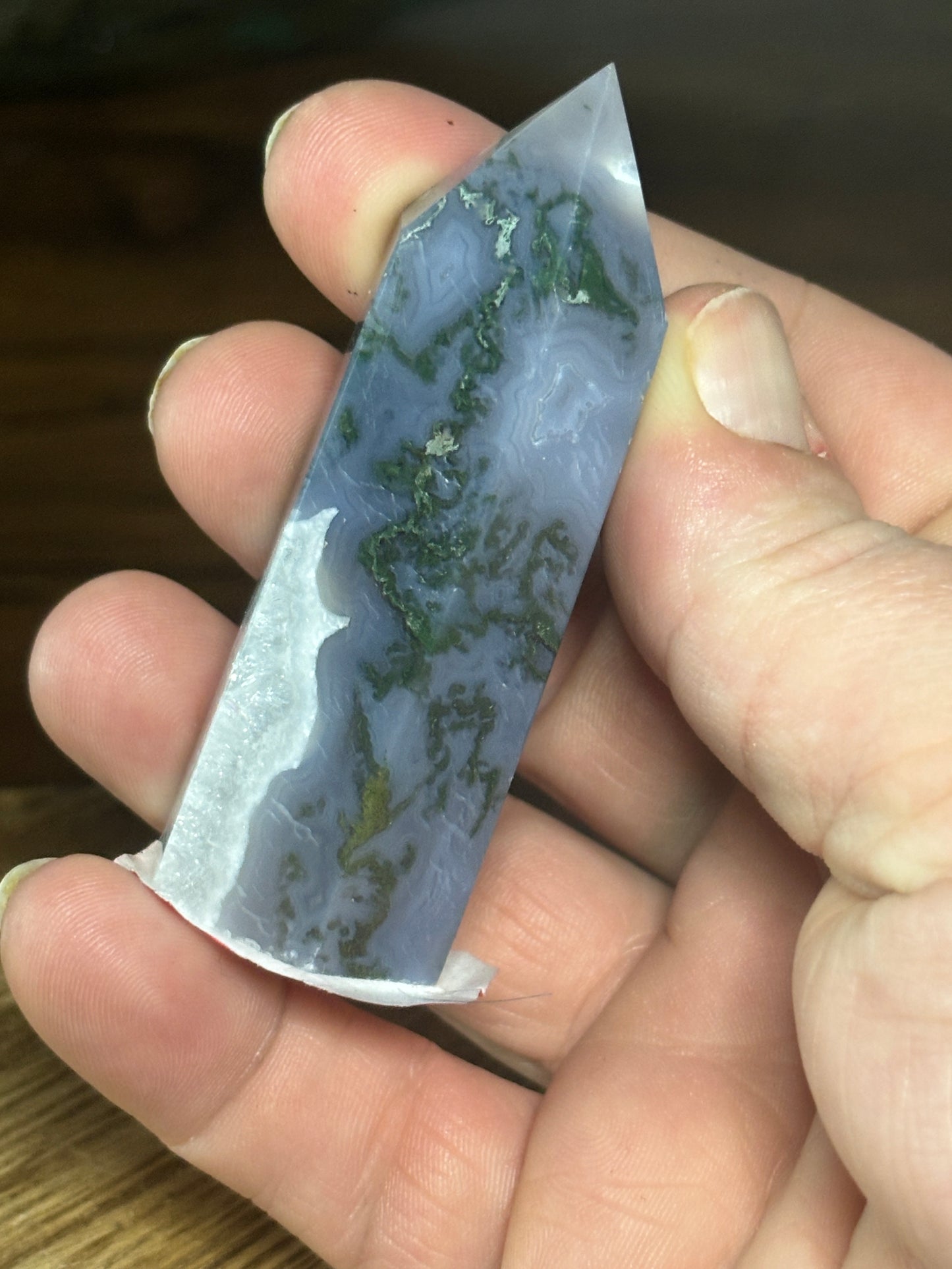 Moss agate tower 2