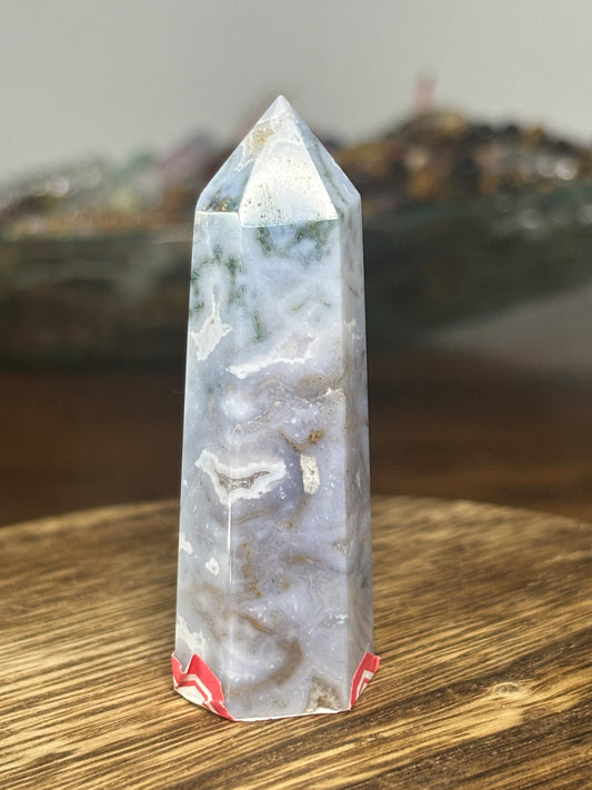 Moss agate tower 3