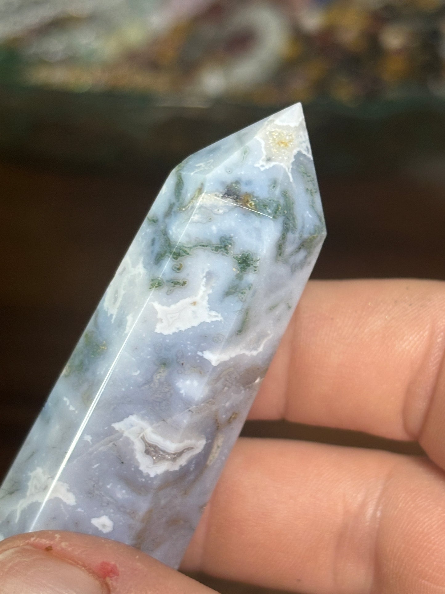 Moss agate tower 3