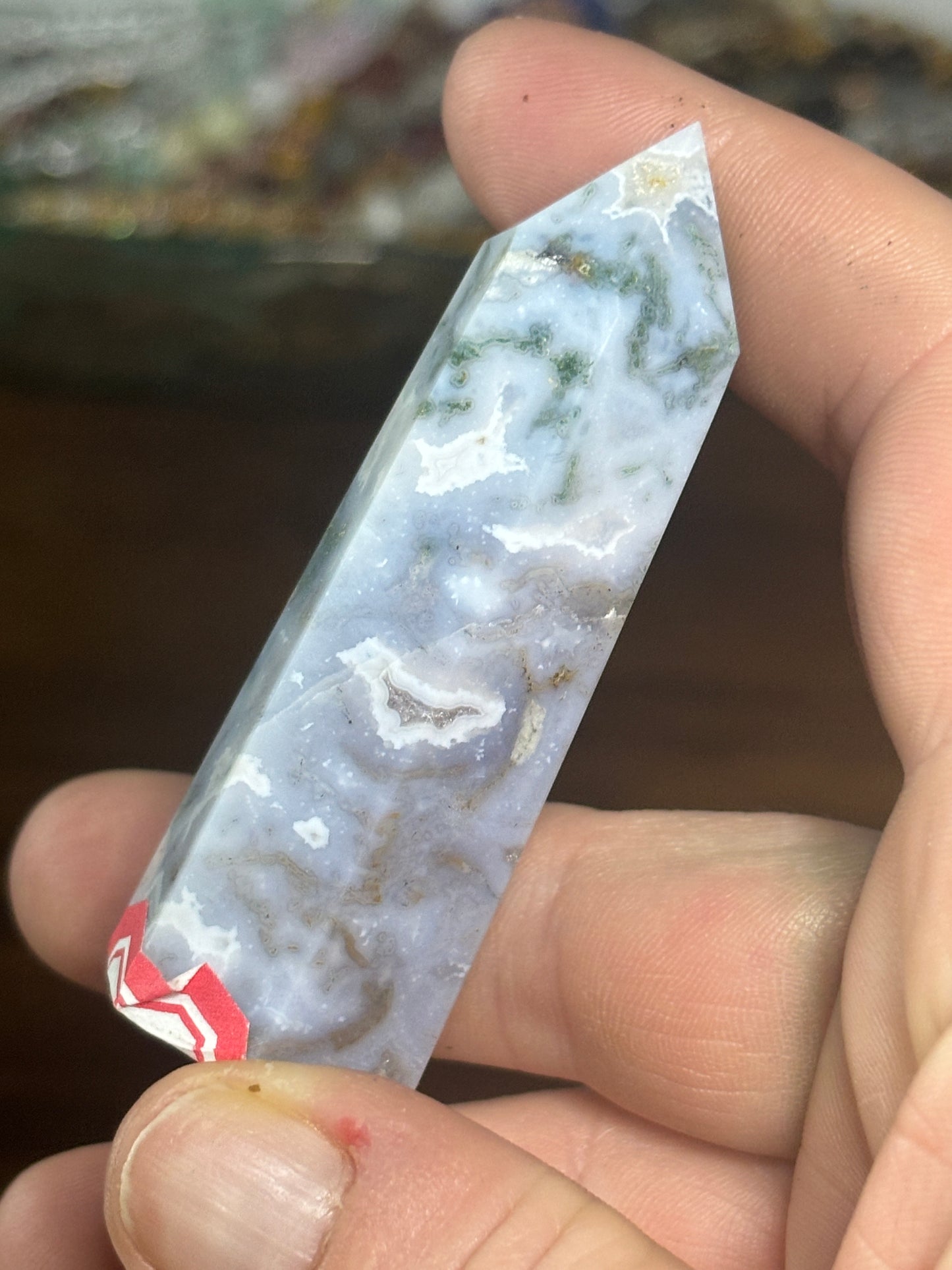 Moss agate tower 3