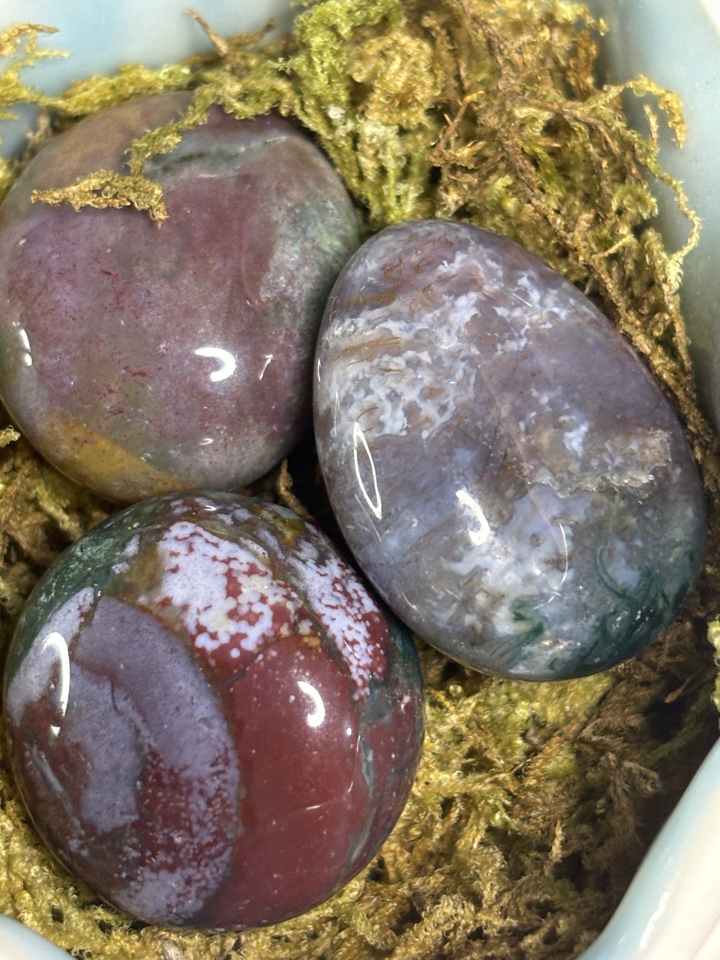 Ocean jasper tumble stone