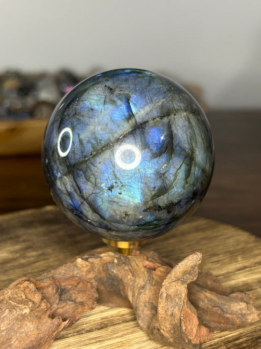 Labradorite sphere