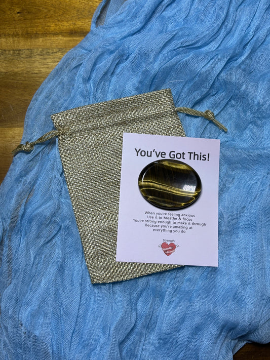 Tigers Eye Worry Stone