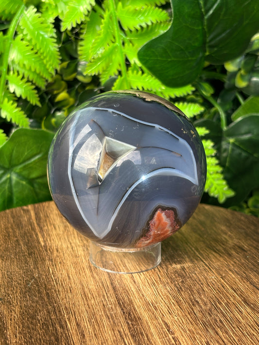 Volcano Agate sphere