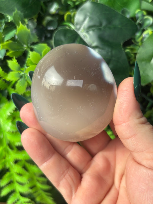 Orca Agate palm stones - XL